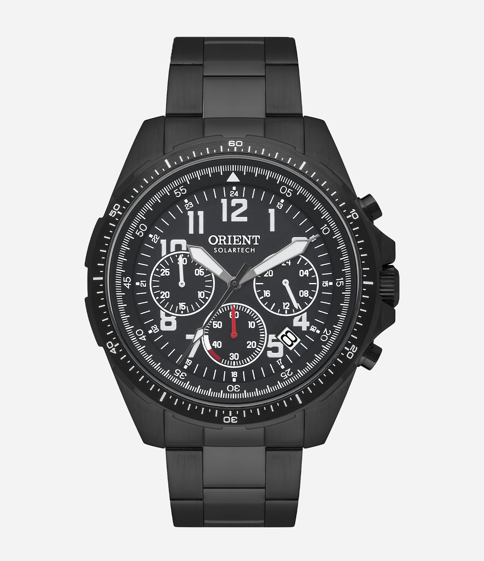 Relógio Orient Masculino com Pulseira e Caixa em Aço Preto 1