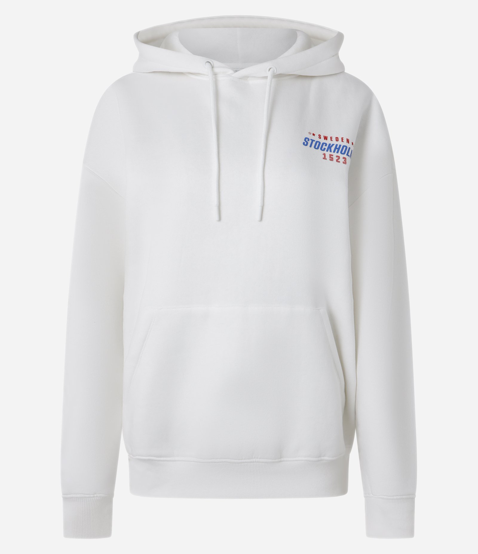 Moletom Overtop com Forro Fleece e Bordado Atoalhado Branco 6