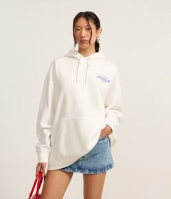 Moletom Overtop com Forro Fleece e Bordado Atoalhado