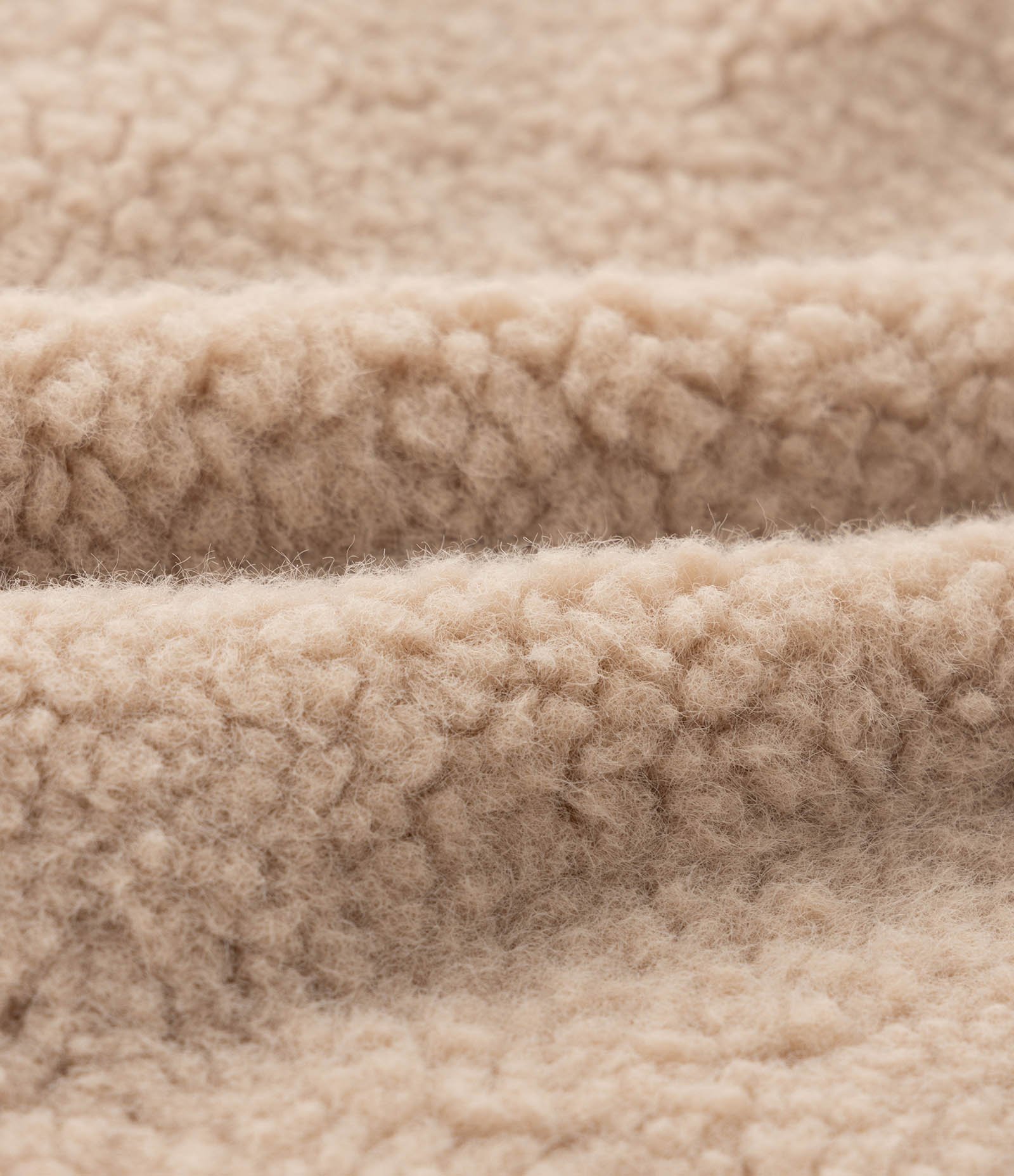 Jaqueta Infantil em Sherpa com Bolsinhos - Tam 1 a 4 Anos Bege 3