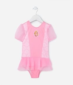 Maiô Infantil com Estampa Bela Adormecida - Tam 2 a 4 Anos
