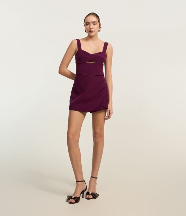 Cor: Roxo | Tamanho: M