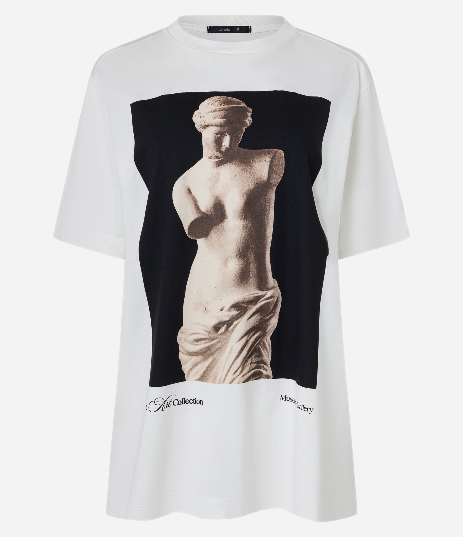 Blusa em Algodão com Estampa Photoprint Vênus de Milo Branco 5