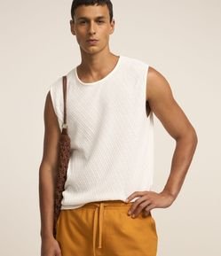 Regata Regular com Textura Diagonal