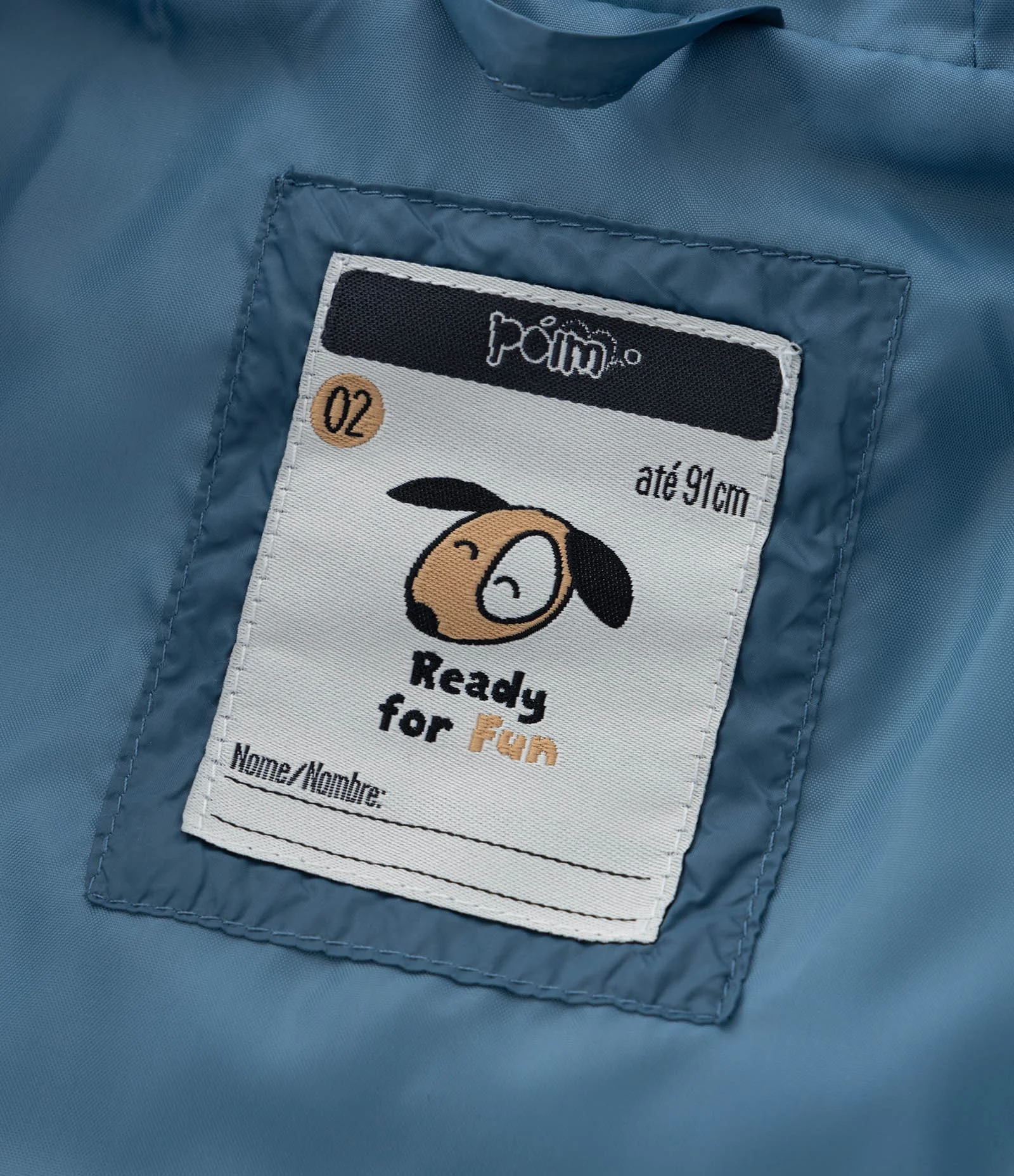 Jaqueta Básica Infantil em Microfibra - Tam 1 a 5 Anos Azul 5