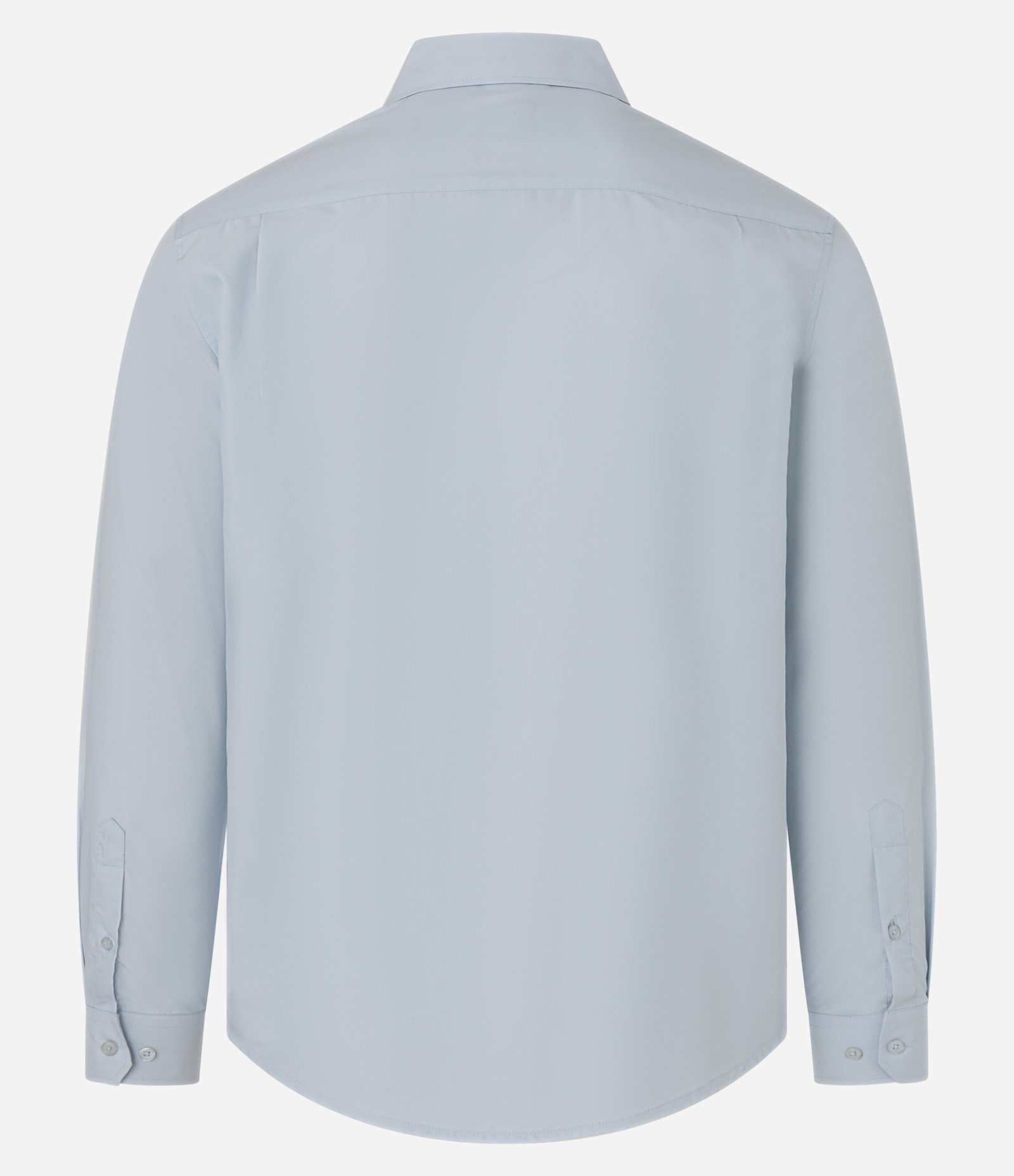 Camisa Regular em Microfibra Easy Care Azul Acinzentado 6