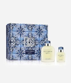 Perfume Coffret Dolce Gabbana Ligth Blue Pour Homme Eau de Toilette 125ml + Ligth Blue Pour Homme Eau de Toilette 40ml