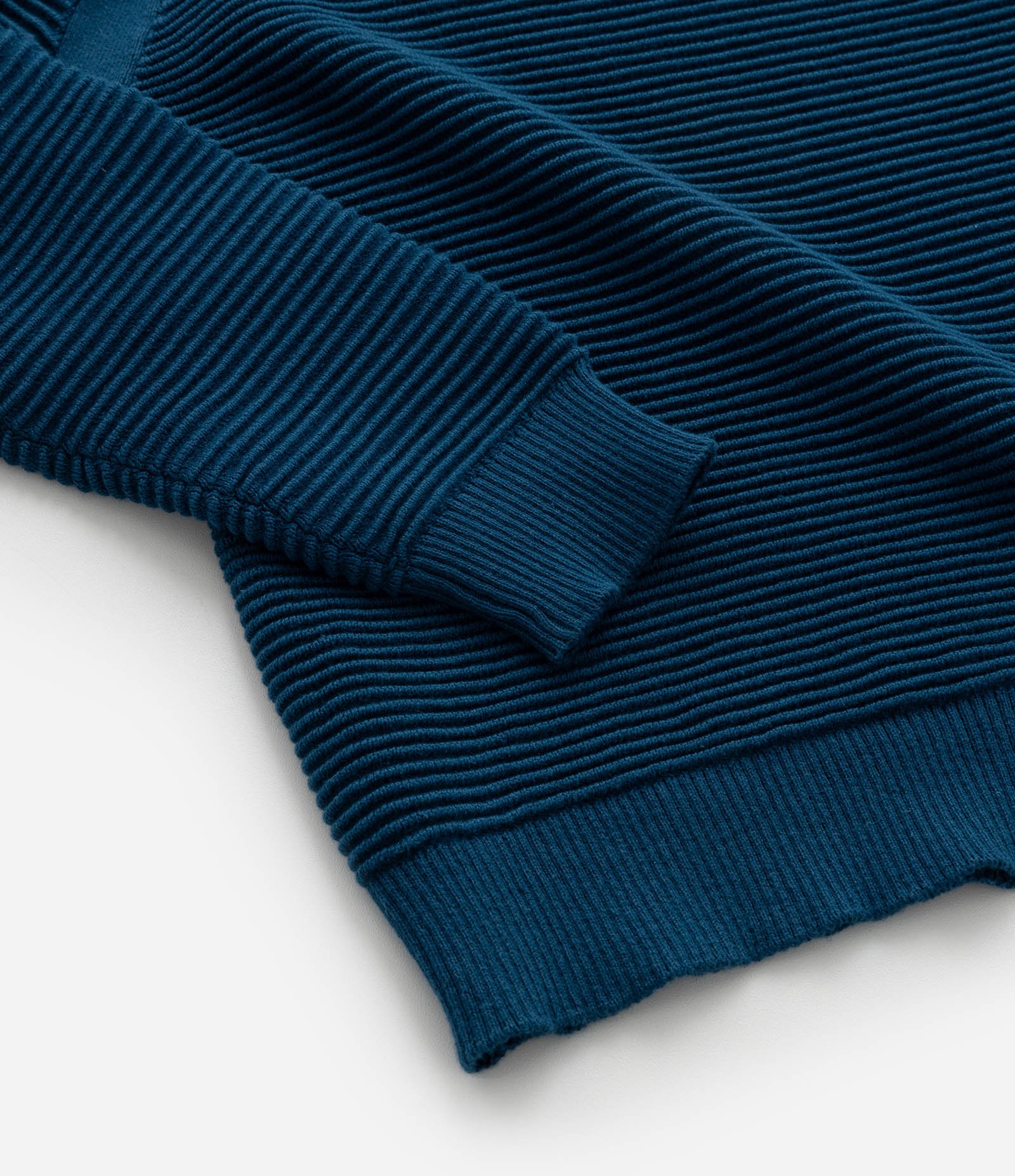 Blusão Infantil Canelado com Cava Raglan - Tam 5 a 14 Anos Azul Escuro 4