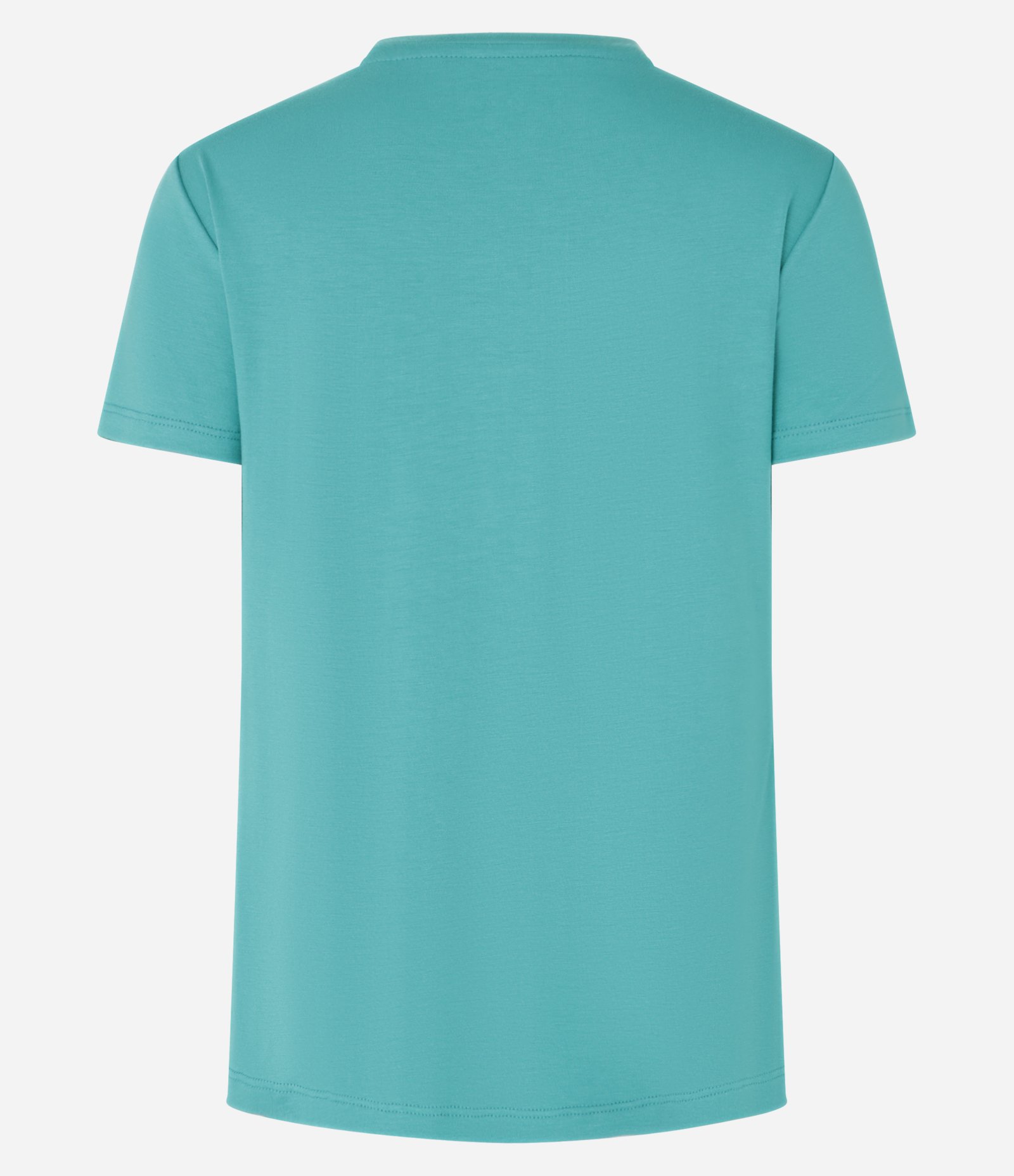 Camiseta Esportiva Em Microfibra Com Estampa Wellness E Decote V Verde 6