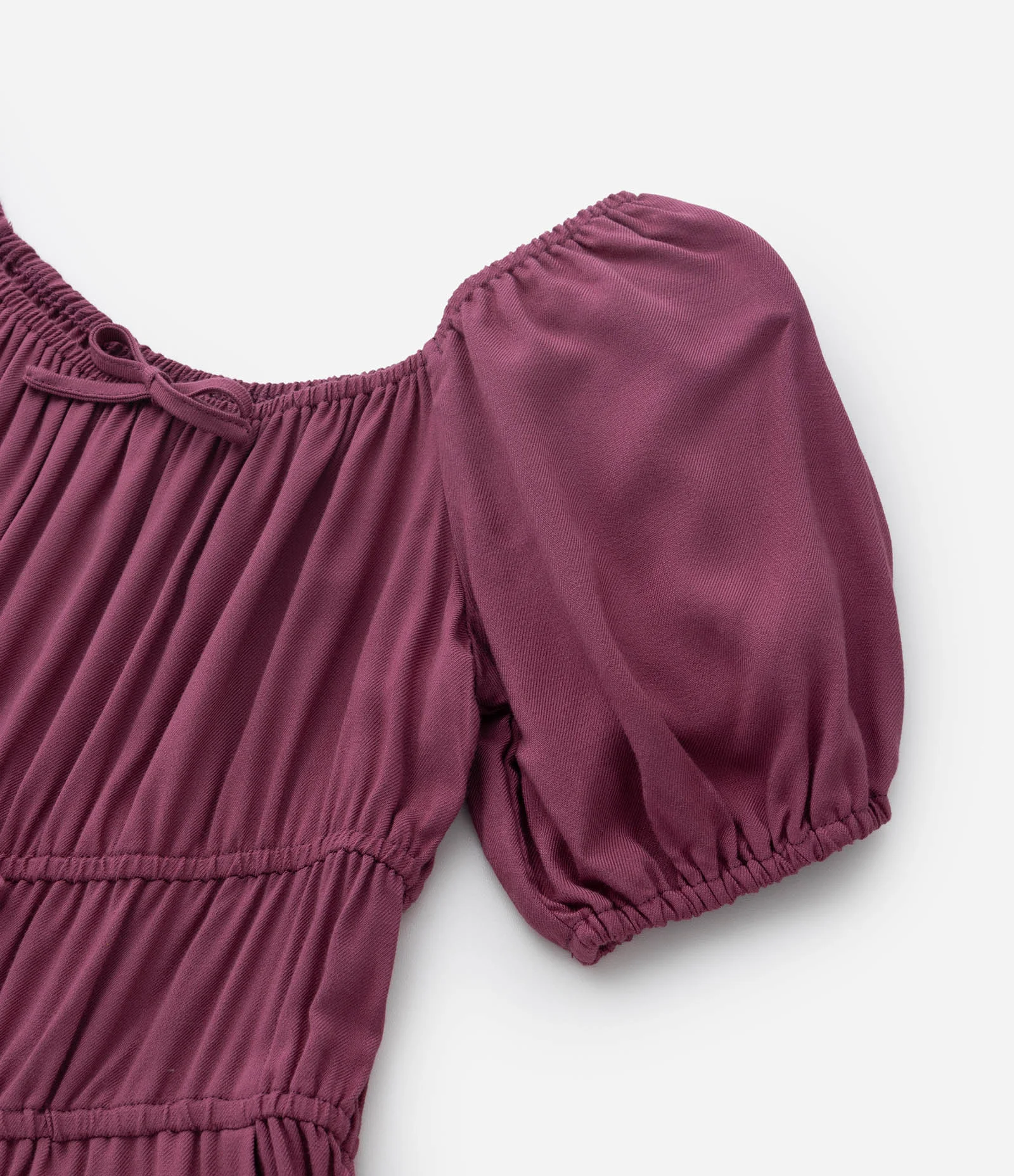 Macacão Infantil em Viscose Twill com Amarração - Tam 5 a 14 Anos Roxo 5