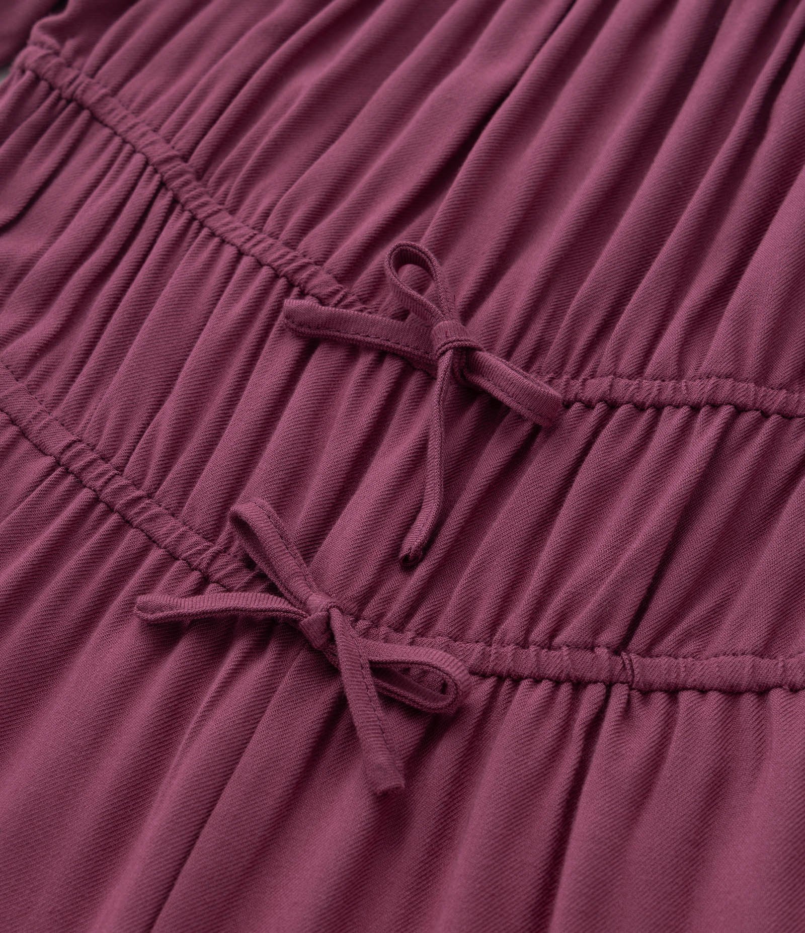 Macacão Infantil em Viscose Twill com Amarração - Tam 5 a 14 Anos Roxo 6