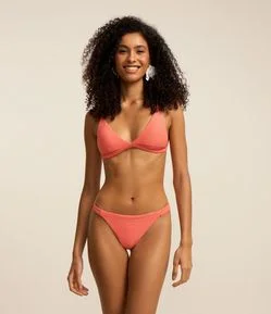 Biquíni Calcinha String Canelado