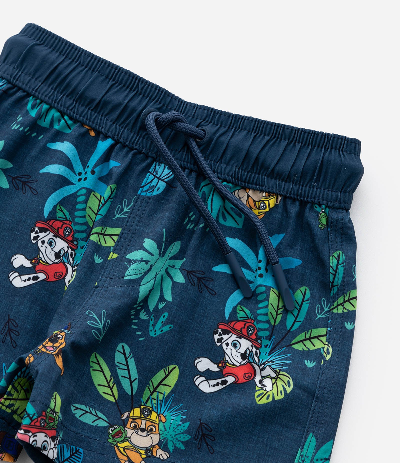 Bermuda Infantil em Microfibra com Estampa Patrulha Canina - Tam 2 a 6 Anos Azul 3