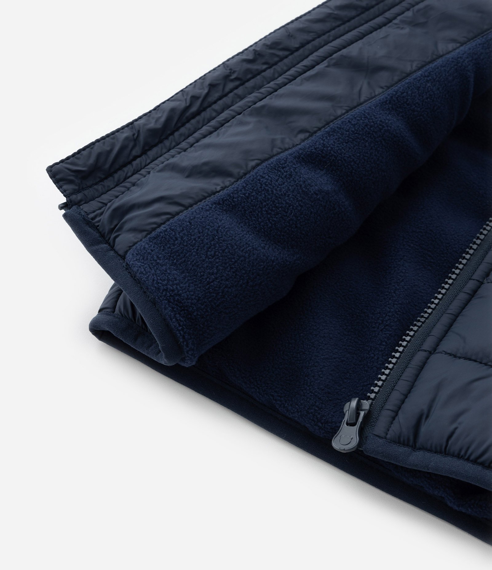 Colete Infantil em Microfibra com Recortes - Tam 3 a 18 meses Azul 4