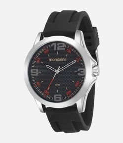 Kit Relógio Masculino Mondaine Analógico com Pulseira em Silicone