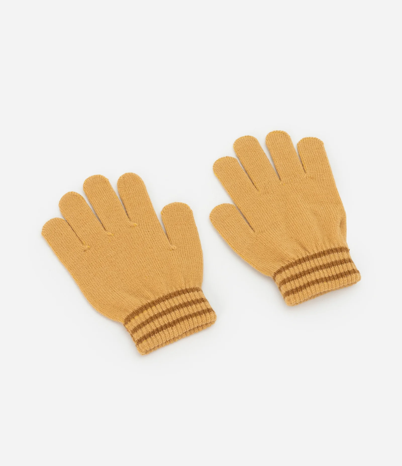 Luva Infantil com Estampa do Simba - Tam P ao G Amarelo 2