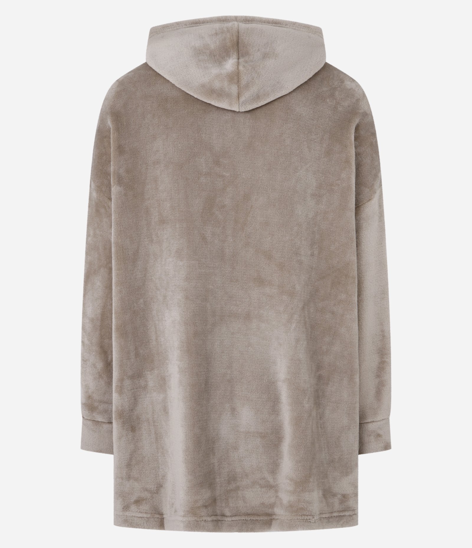 Pijama Snudie em Plush com Capuz e Estampa Capivara Marrom 7