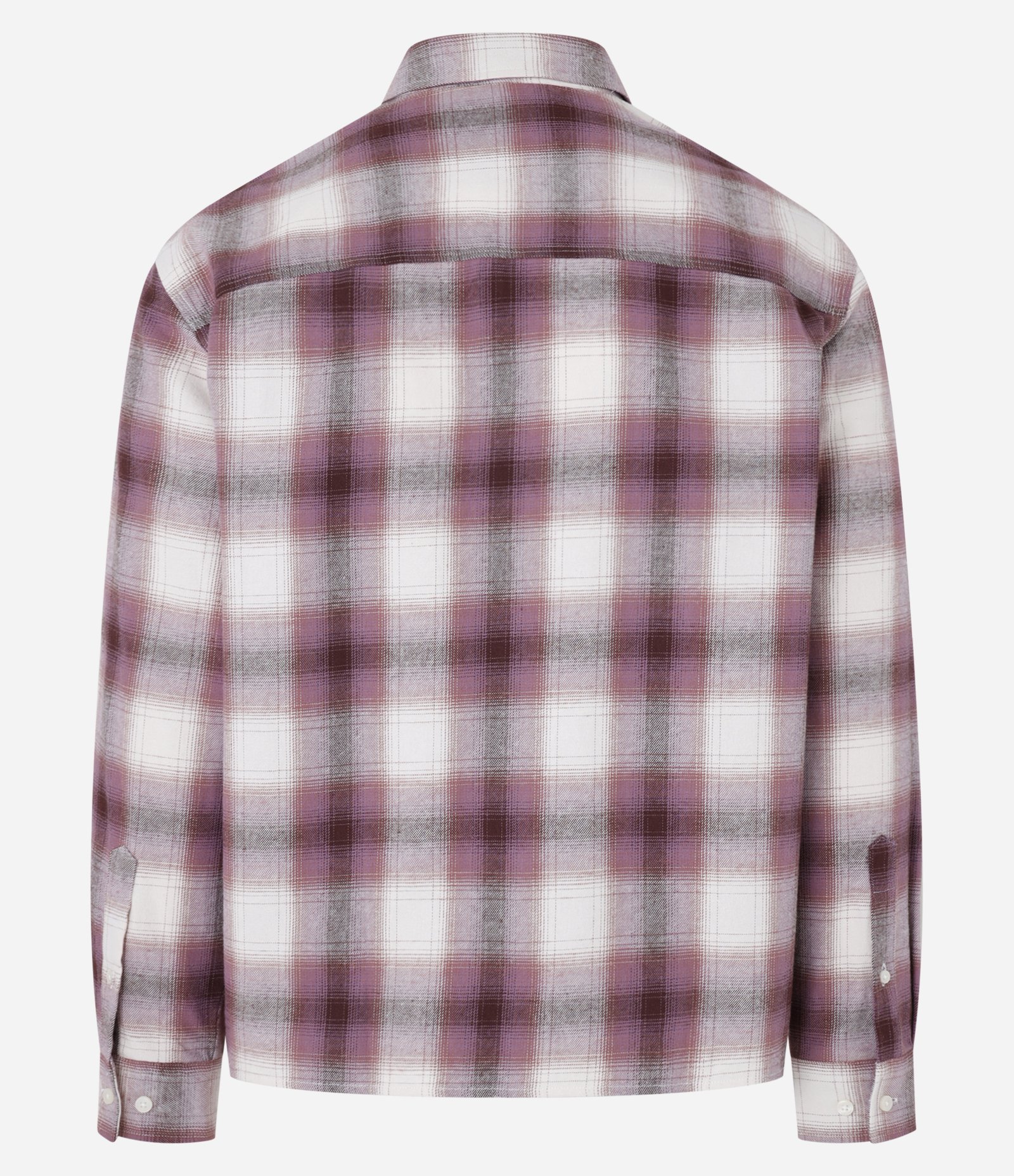 Camisa Comfort em Flanela com Estampa Xadrez Roxo 6