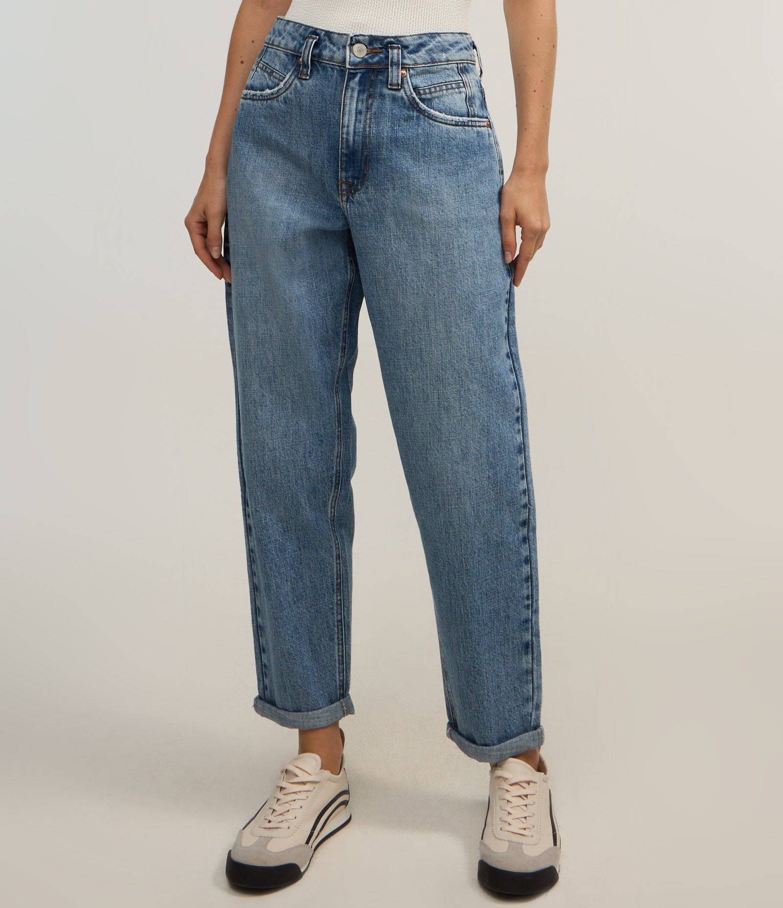 Calça Mom em Jeans com Lavagem Azul 3