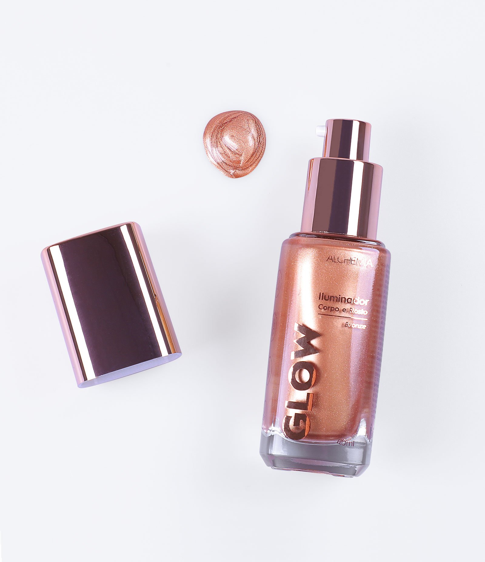 Iluminador Corporal Líquido Glow Alchemia Bronze 3