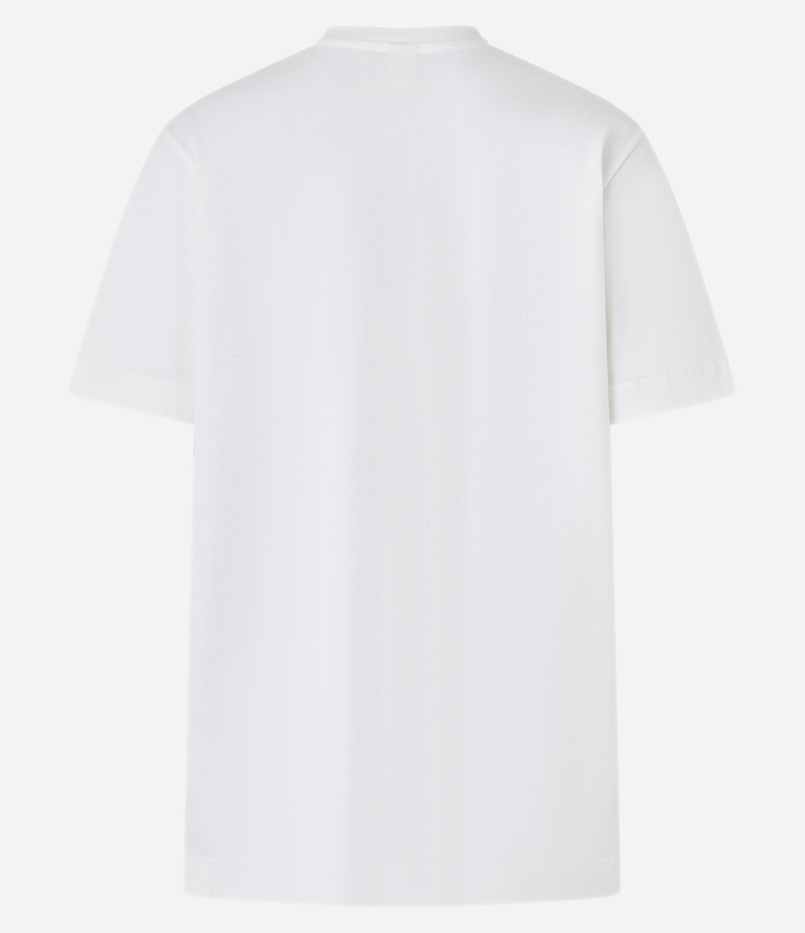 Camiseta em Algodão com Estampa Xadrez Pomodoro Branco 6