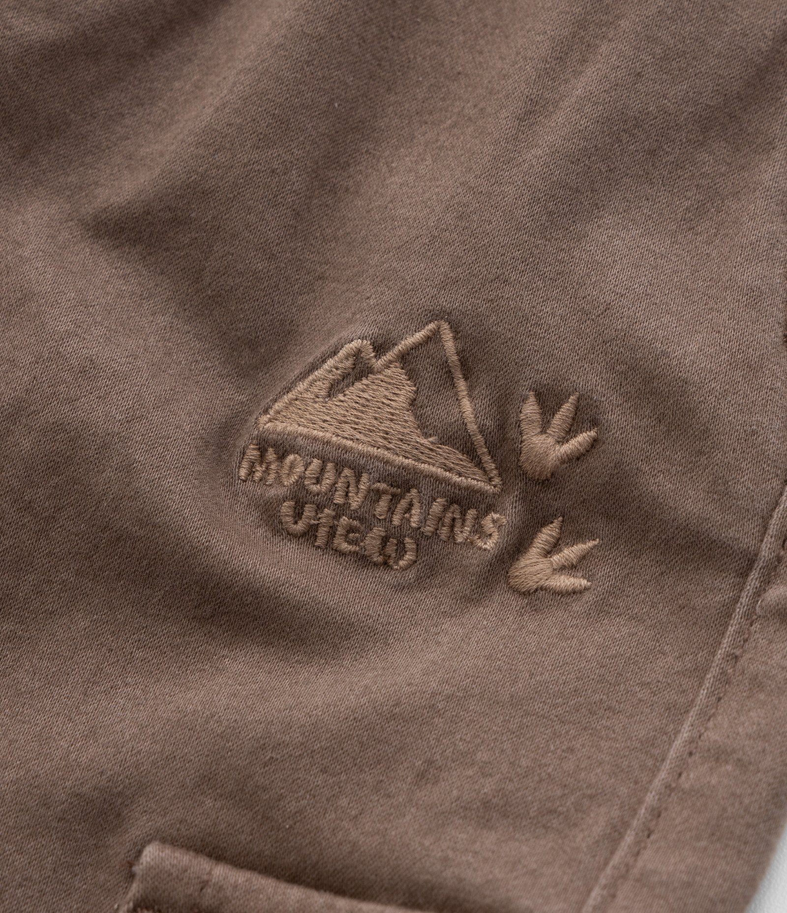 Calça Infantil com Bordado e Bolsos Cargo - Tam 1 a 5 Anos Marrom 7