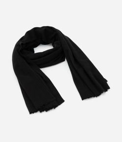 Lenço em Flanela com Mini Franjas