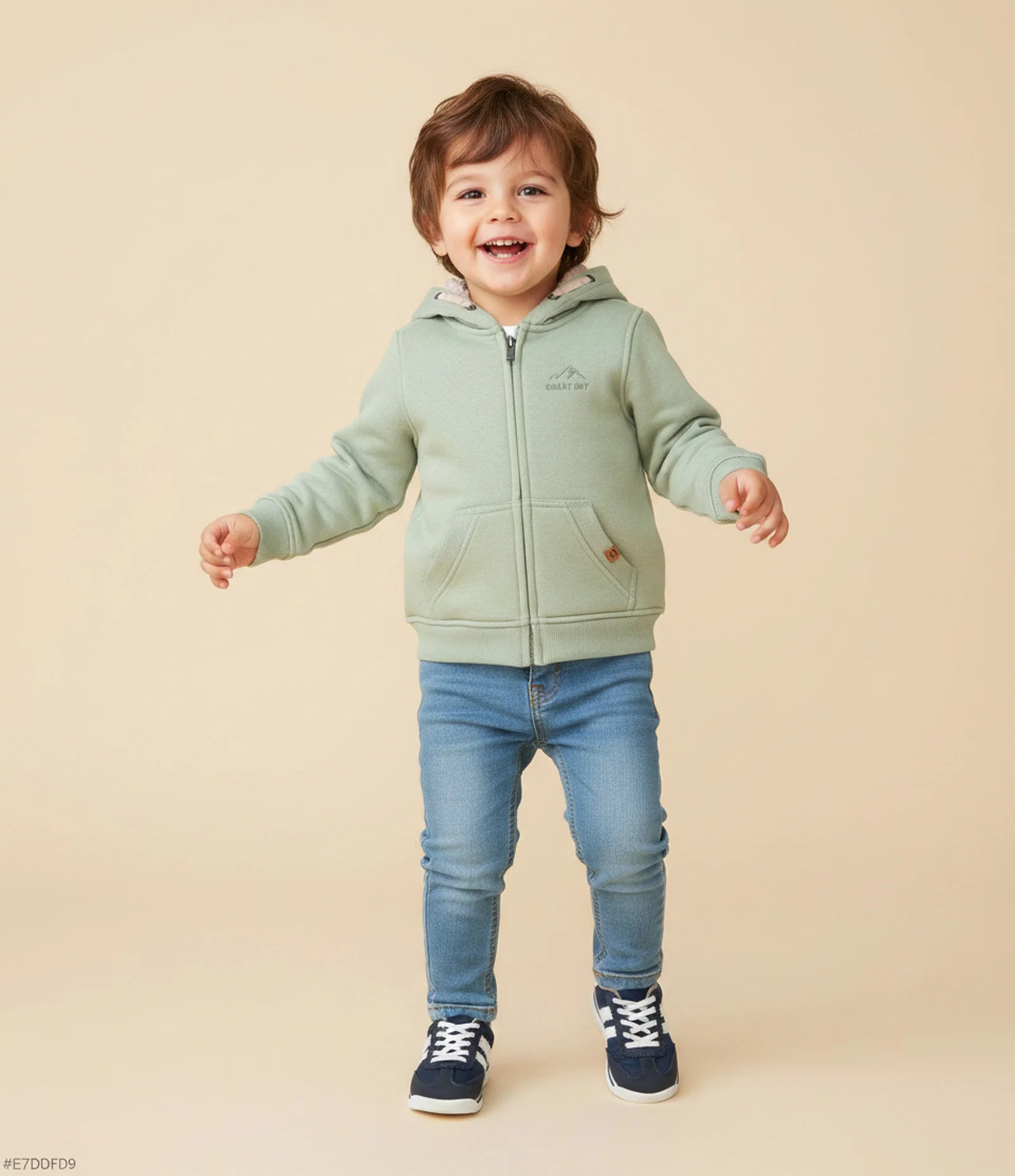 Calça Reta Infantil em Jeans Básica - Tam 1 a 5 Anos Azul Médio 1
