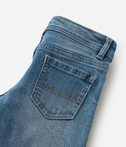 Calça Reta Infantil em Jeans Básica - Tam 1 a 5 Anos