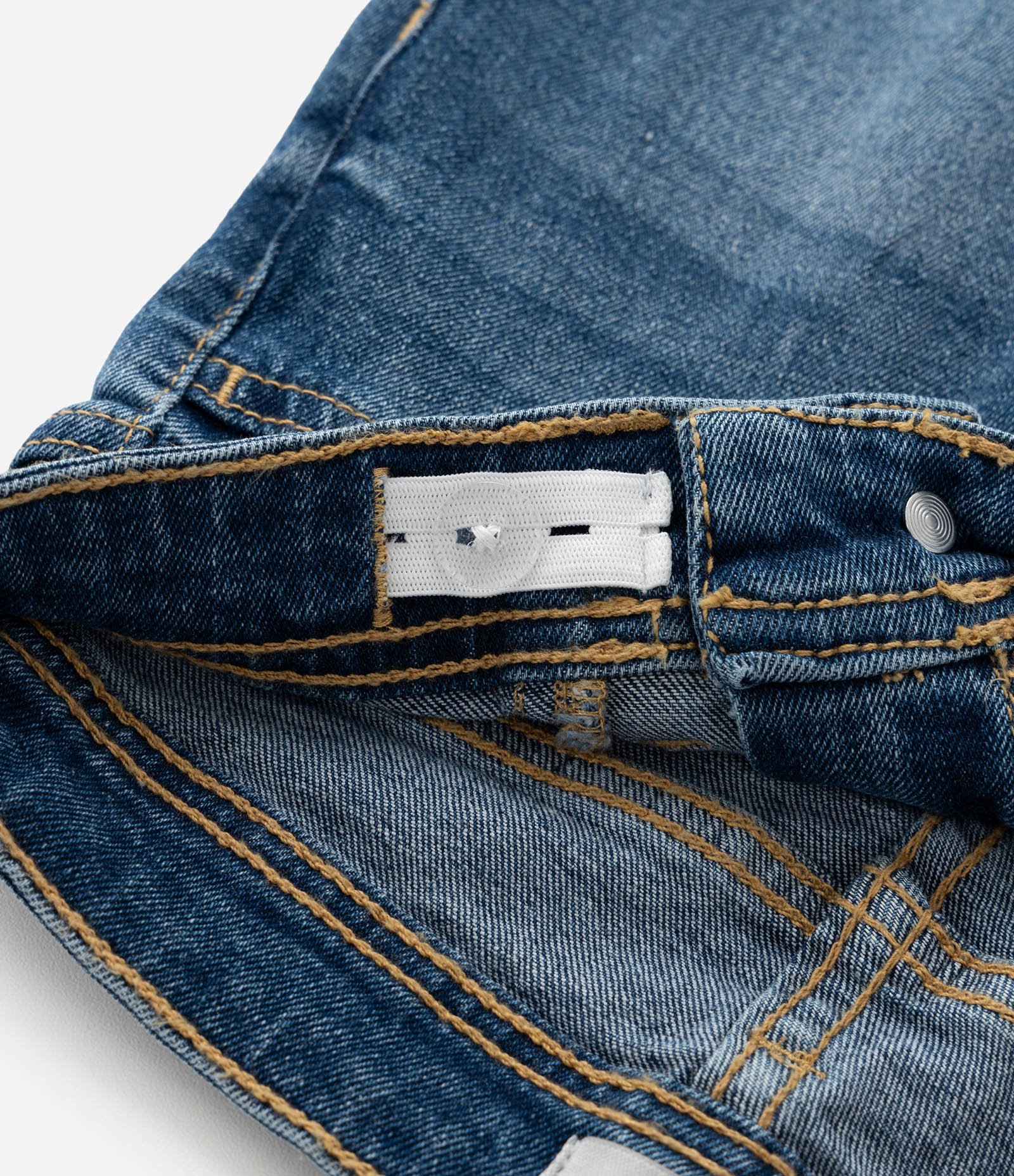 Calça Reta Infantil em Jeans Básica - Tam 1 a 5 Anos Azul Escuro 3