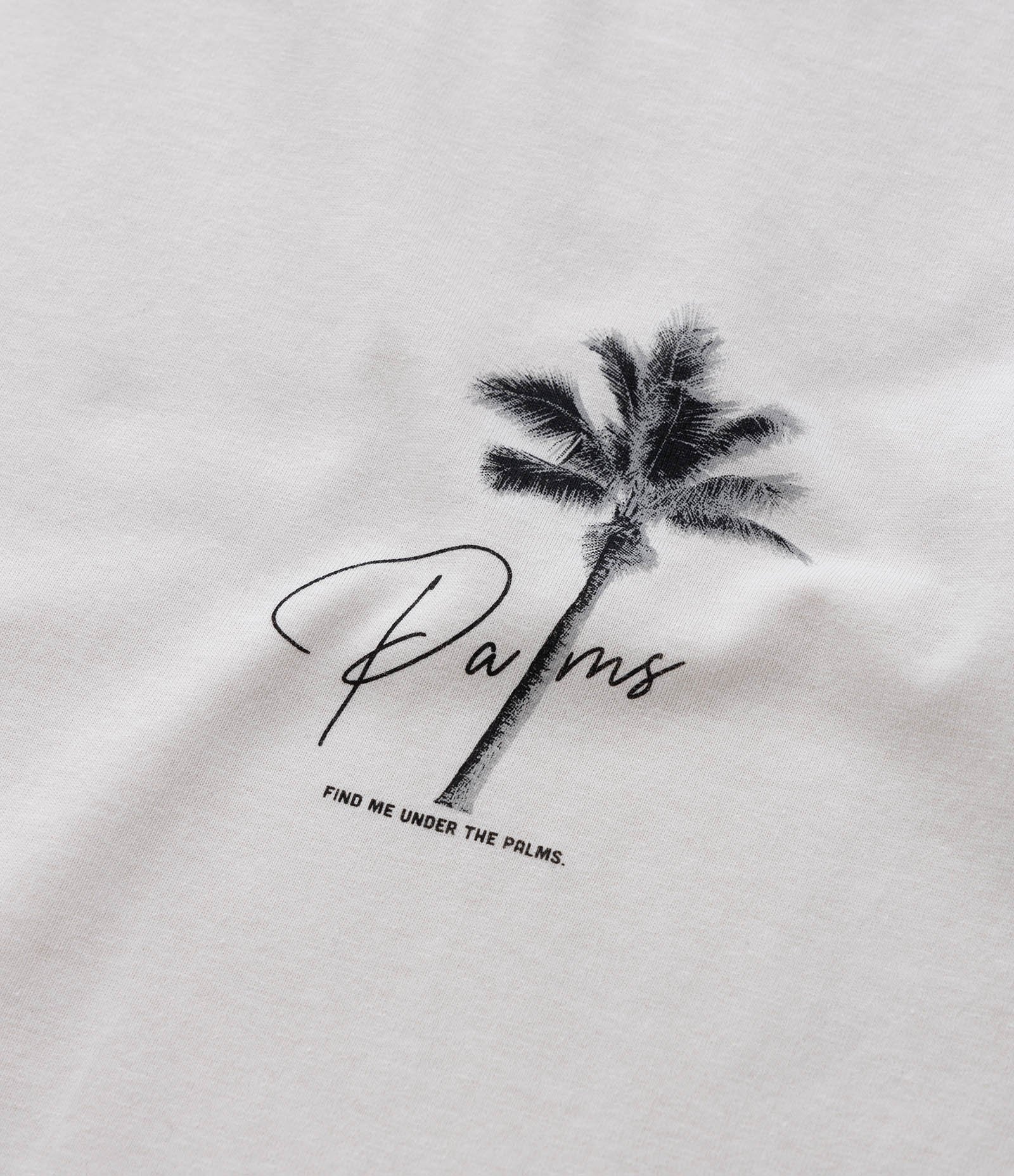 Camiseta Infantil com Estampa Coqueiro - Tam 5 a 14 Anos Off White 3