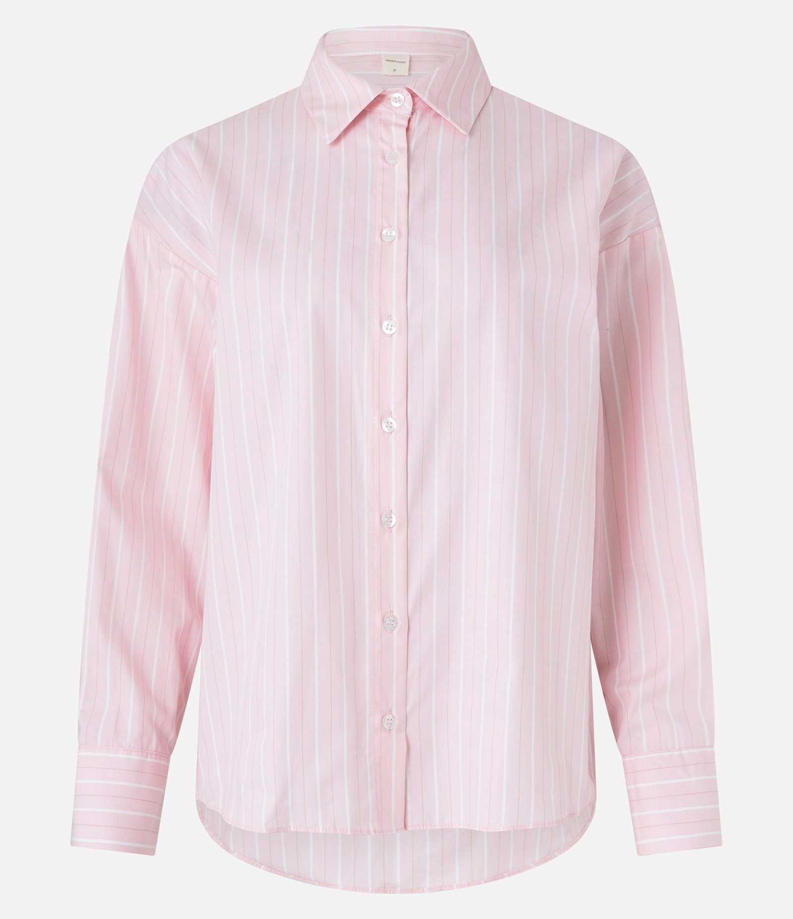 Camisa em Tricoline Listrada em Fio Tinto 4