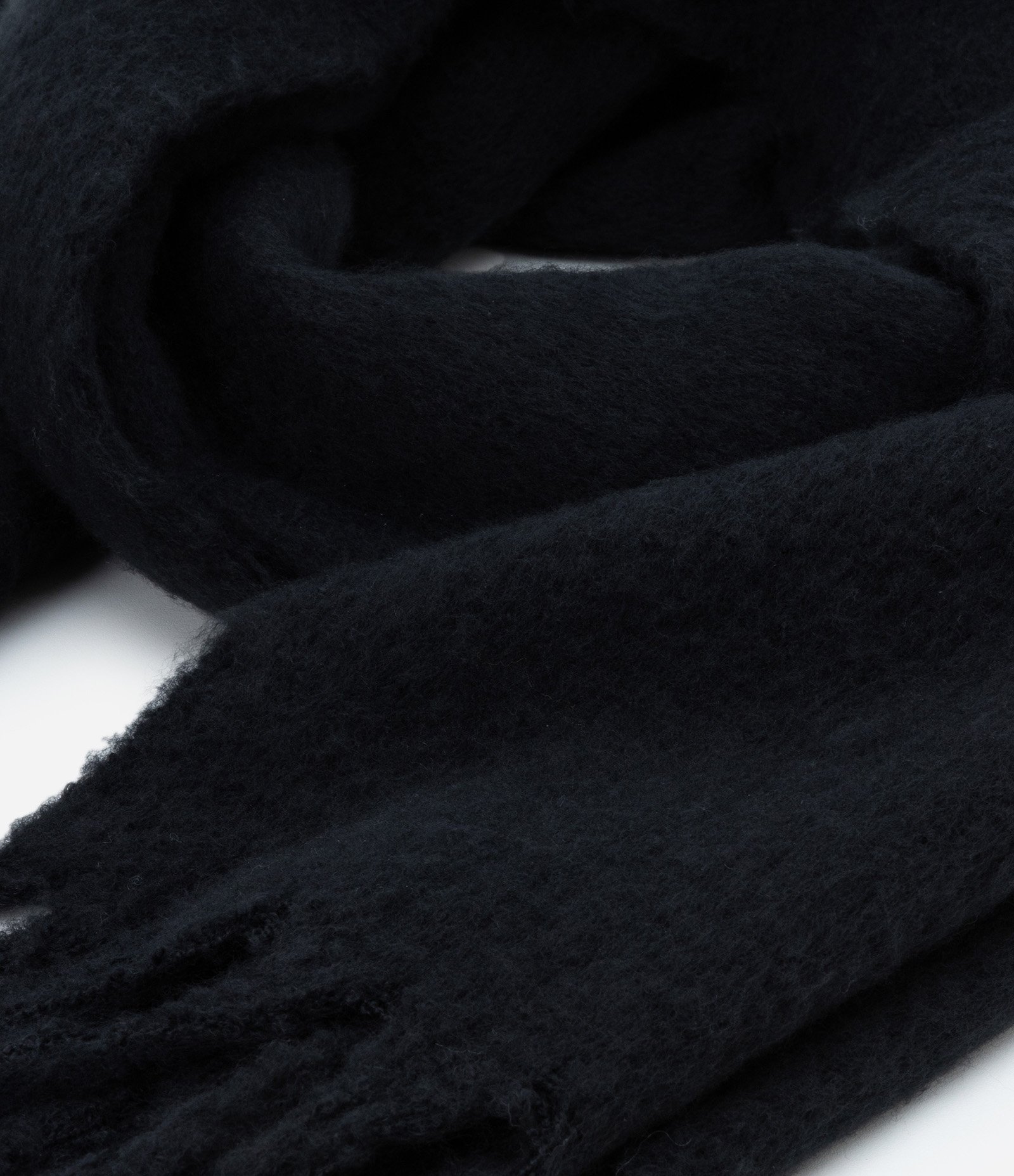 Cachecol em Fleece com Franja e Lettering I'm Cold Preto 4