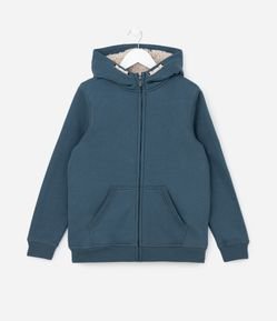 Jaqueta Infantil com Forro Peludinho e Capuz - Tam 5 a 14 Anos