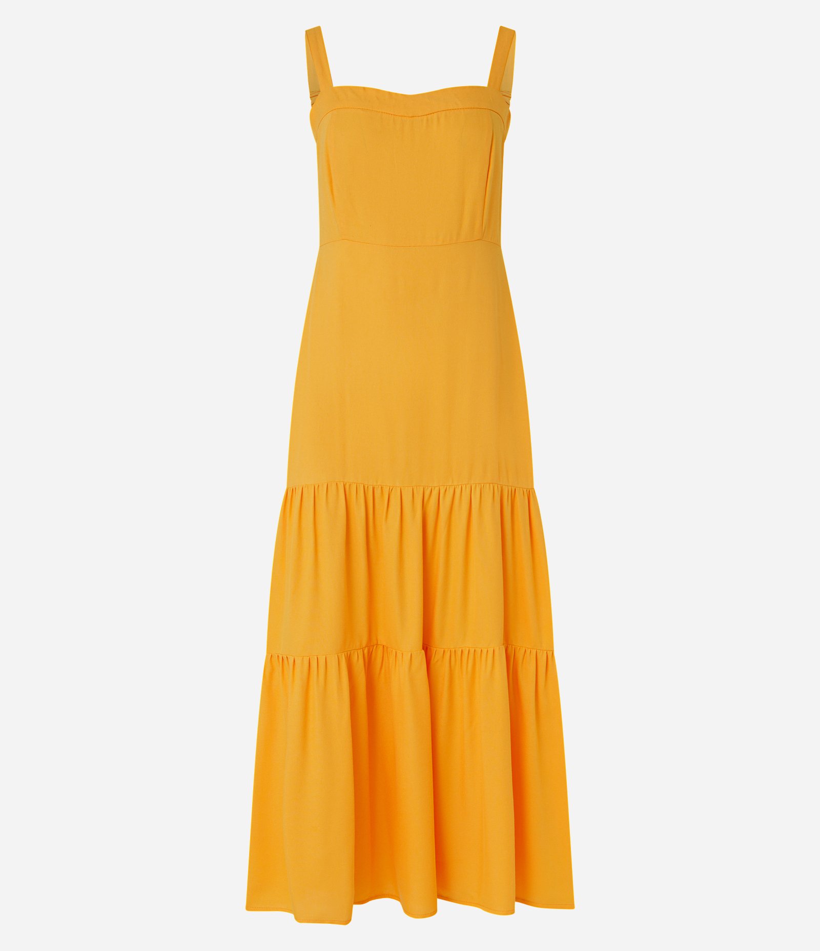 Vestido New Midi em Viscose com Decote Coração e Lastex nas Costas 6