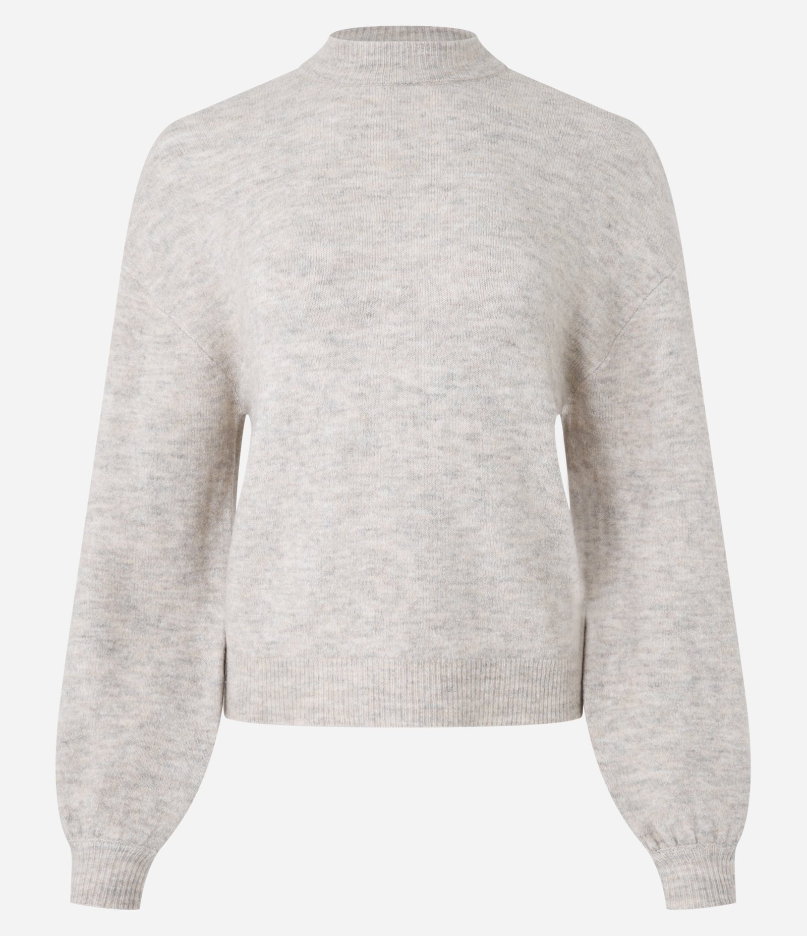 Suéter Curto em Tricô com Gola Alta 4