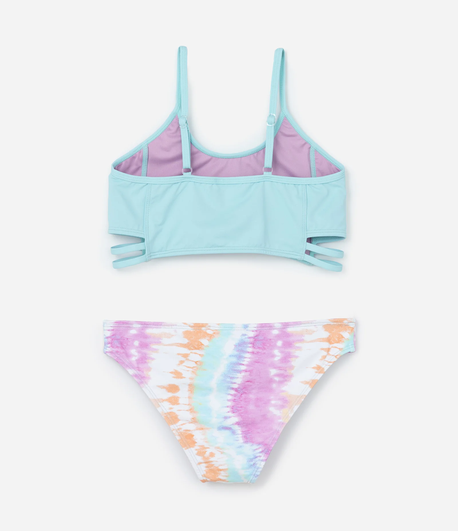 Biquíni Infantil com Proteção UV e Estampa Degradê e Stitch - Tam 5 a 14 Anos Azul 2