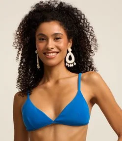 Biquíni Top Triângulo Canelado