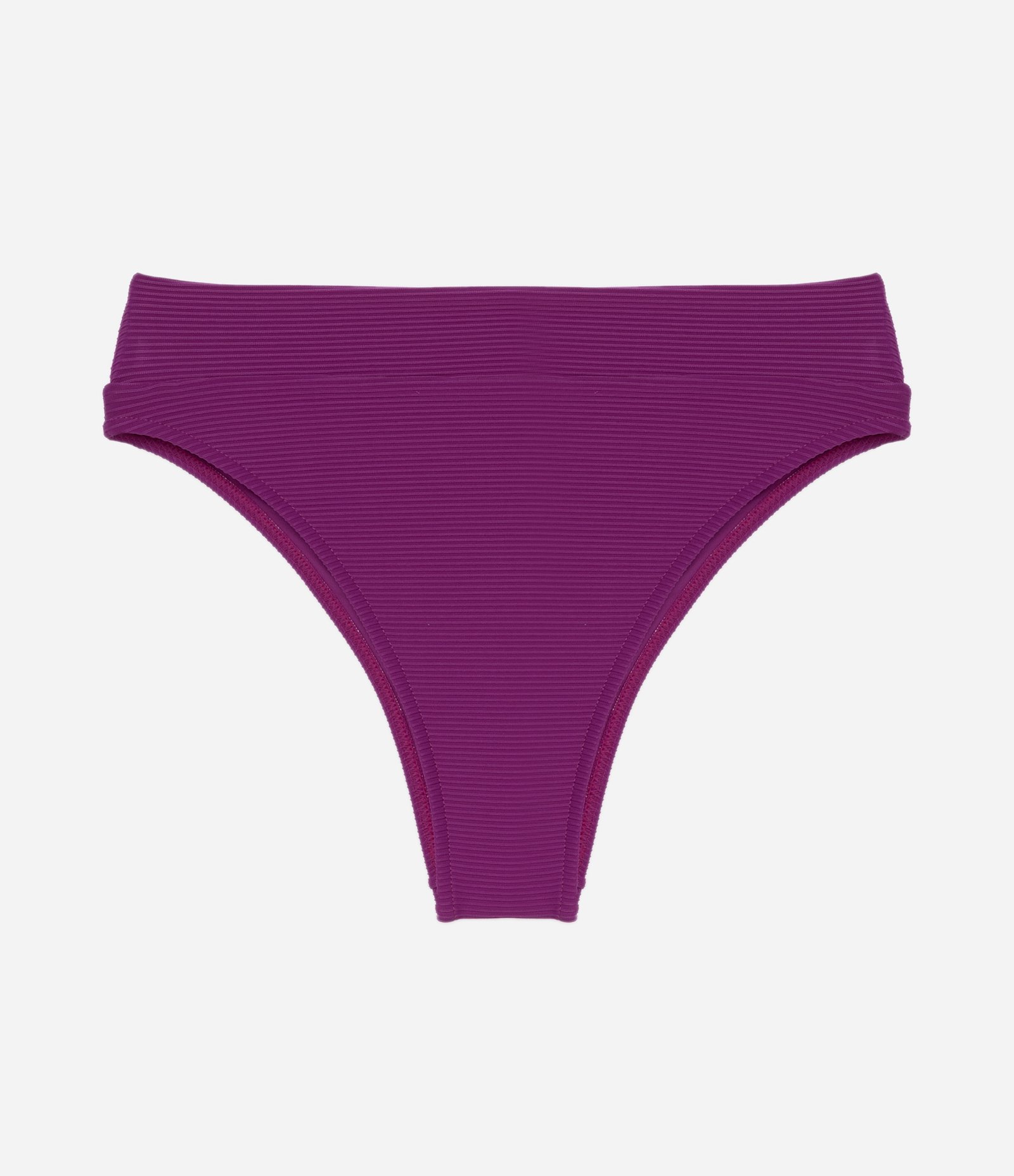 Biquíni hot Pants Asa Delta em Microfibra com Textura Canelada Roxo 5