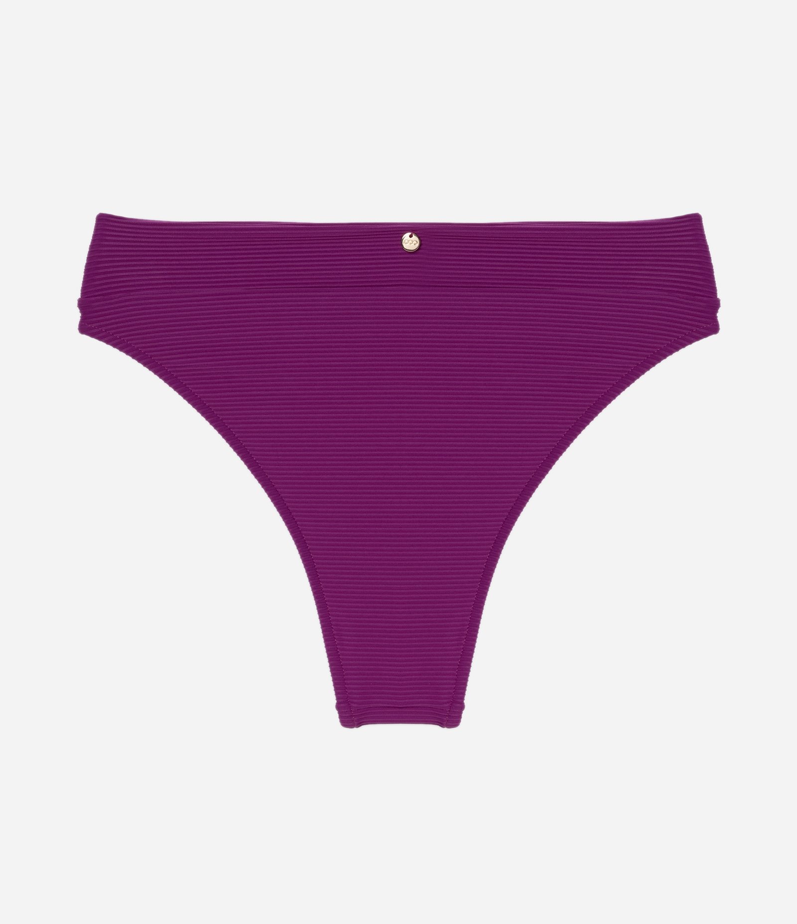 Biquíni hot Pants Asa Delta em Microfibra com Textura Canelada Roxo 6