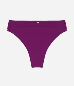 Biquíni hot Pants Asa Delta em Microfibra com Textura Canelada