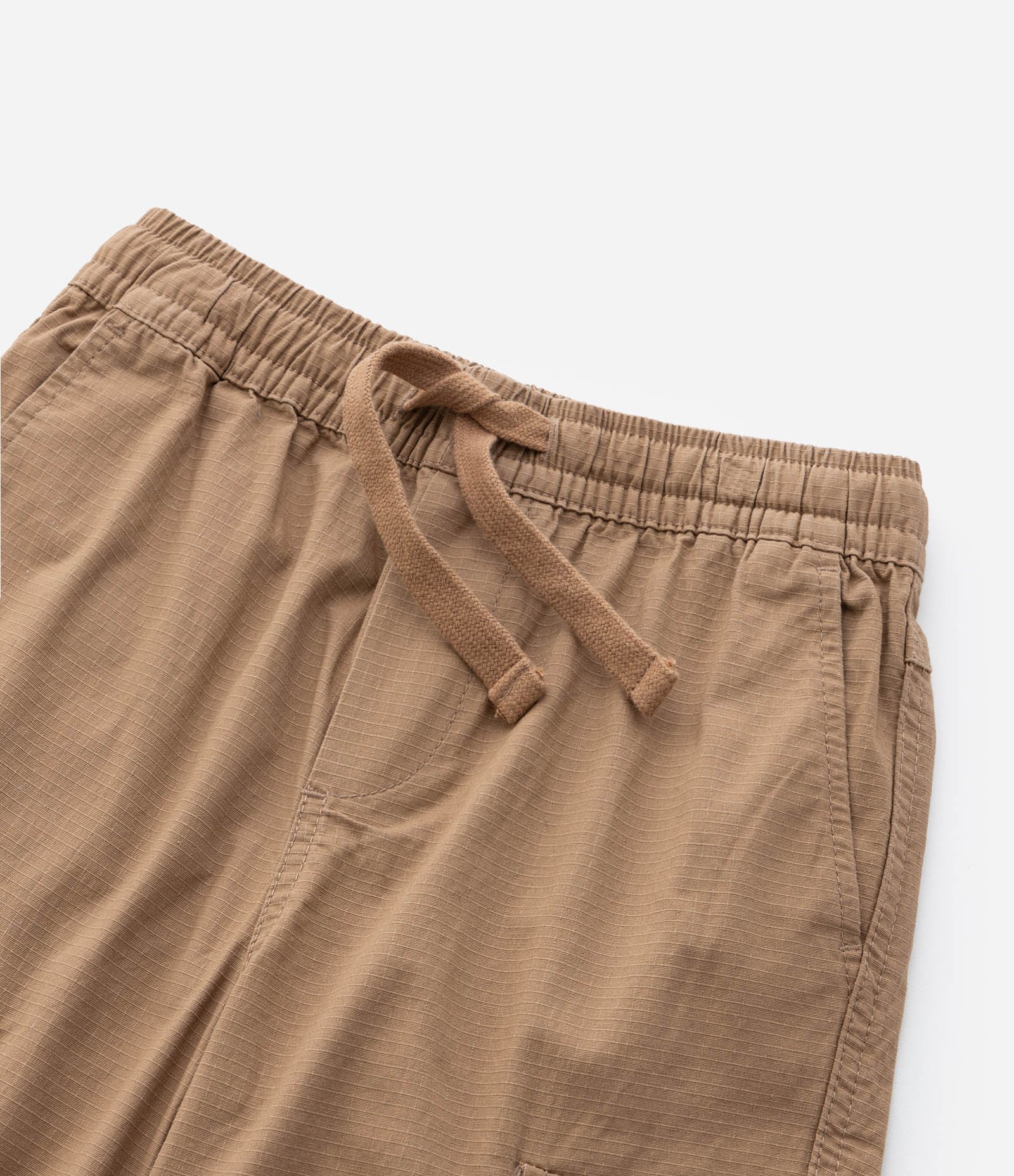 Calça Infantil em Ripstop com Bolsos Cargo - Tam 5 a 14 Anos Marrom 5