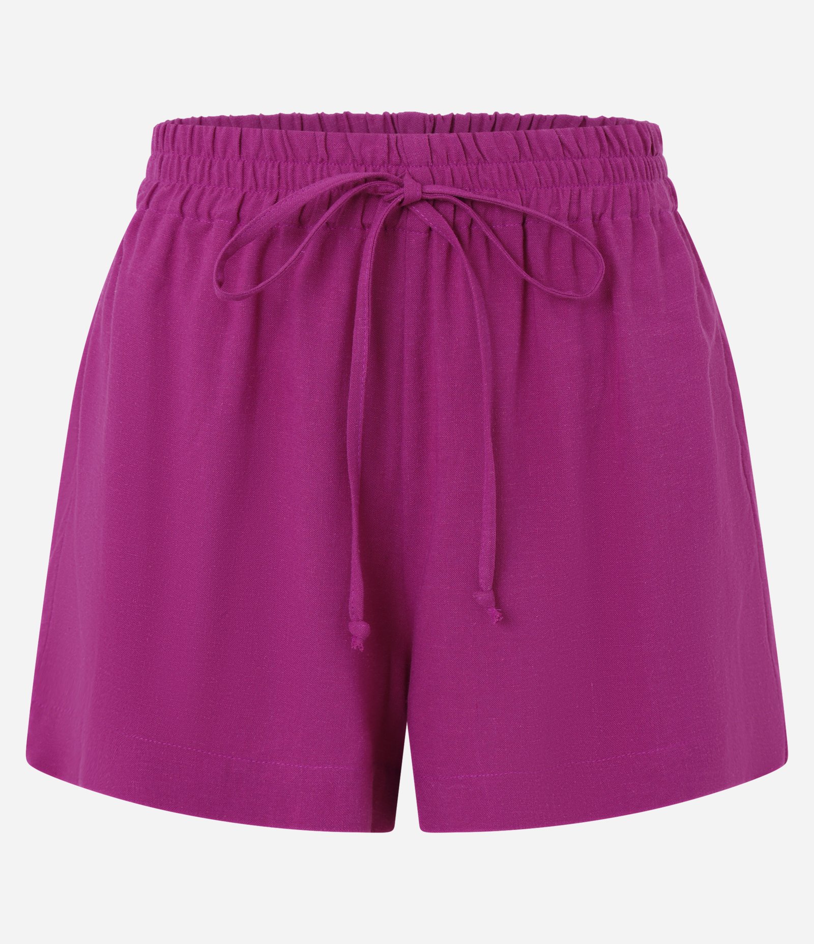 Saída de Praia Short em Viscose com Amarração no Cós Rosa 5