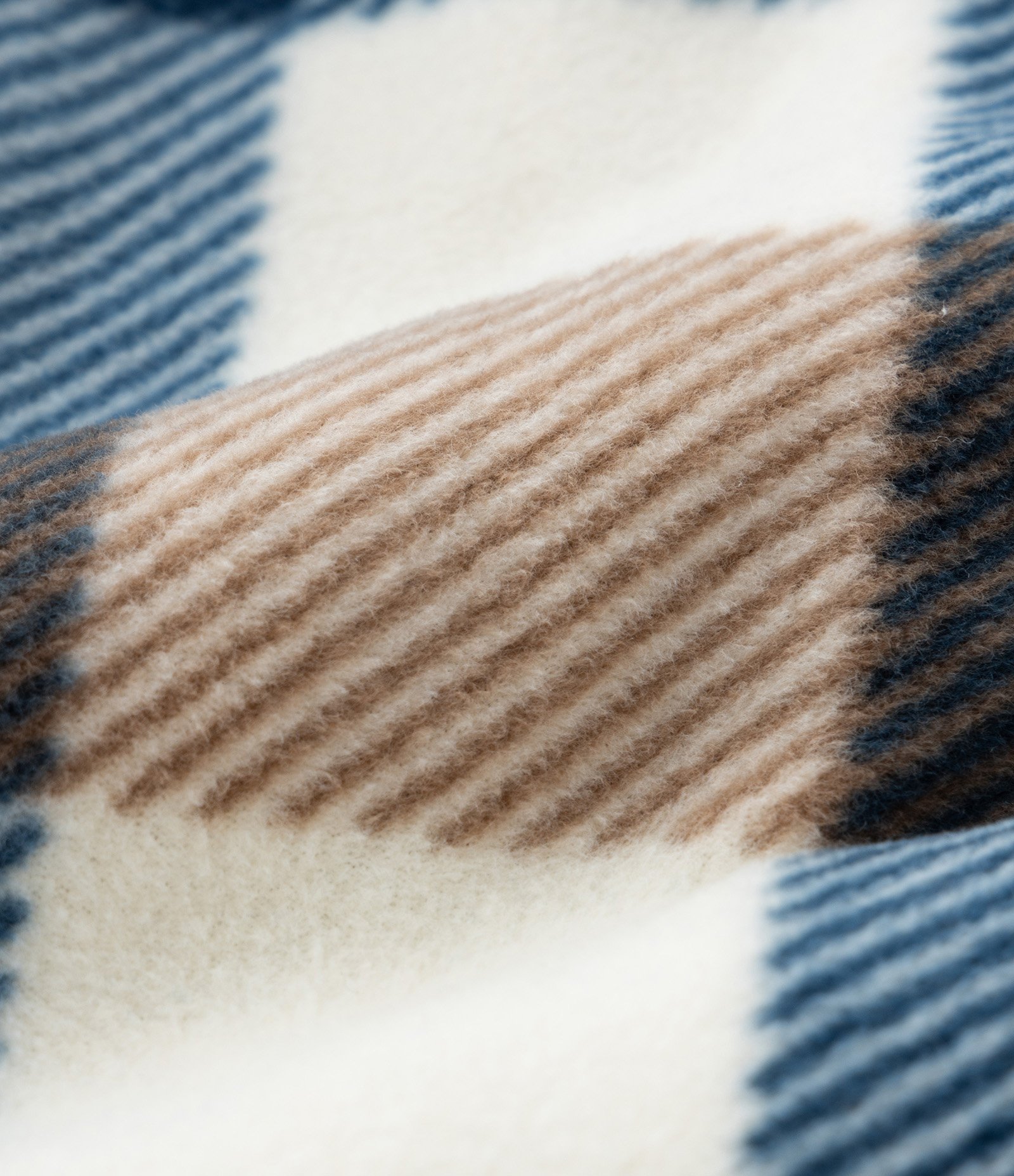 Camisa Infantil em Fleece com Estampa Xadrez e Bolsinhos - Tam 1 a 5 Anos Azul/Marrom/Bege 4