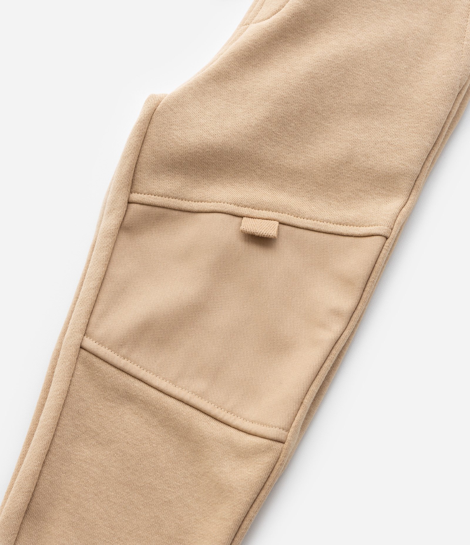 Calça Infantil com Bolsos e Recortes - Tam 1 a 5 Anos Bege 3