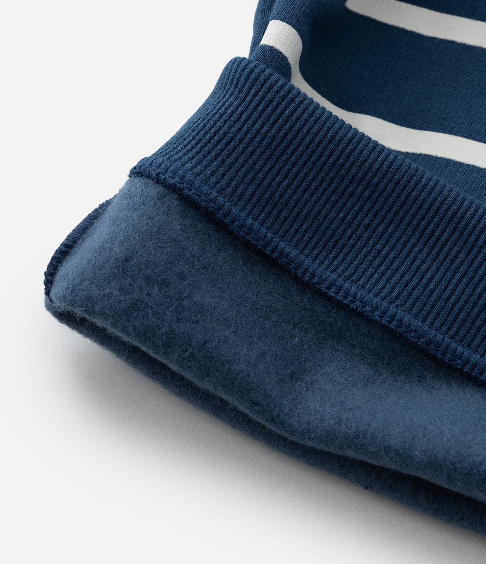 Blusão Infantil Quentinho com Estampa Listrada - Tam 1 a 5 Anos Azul 3