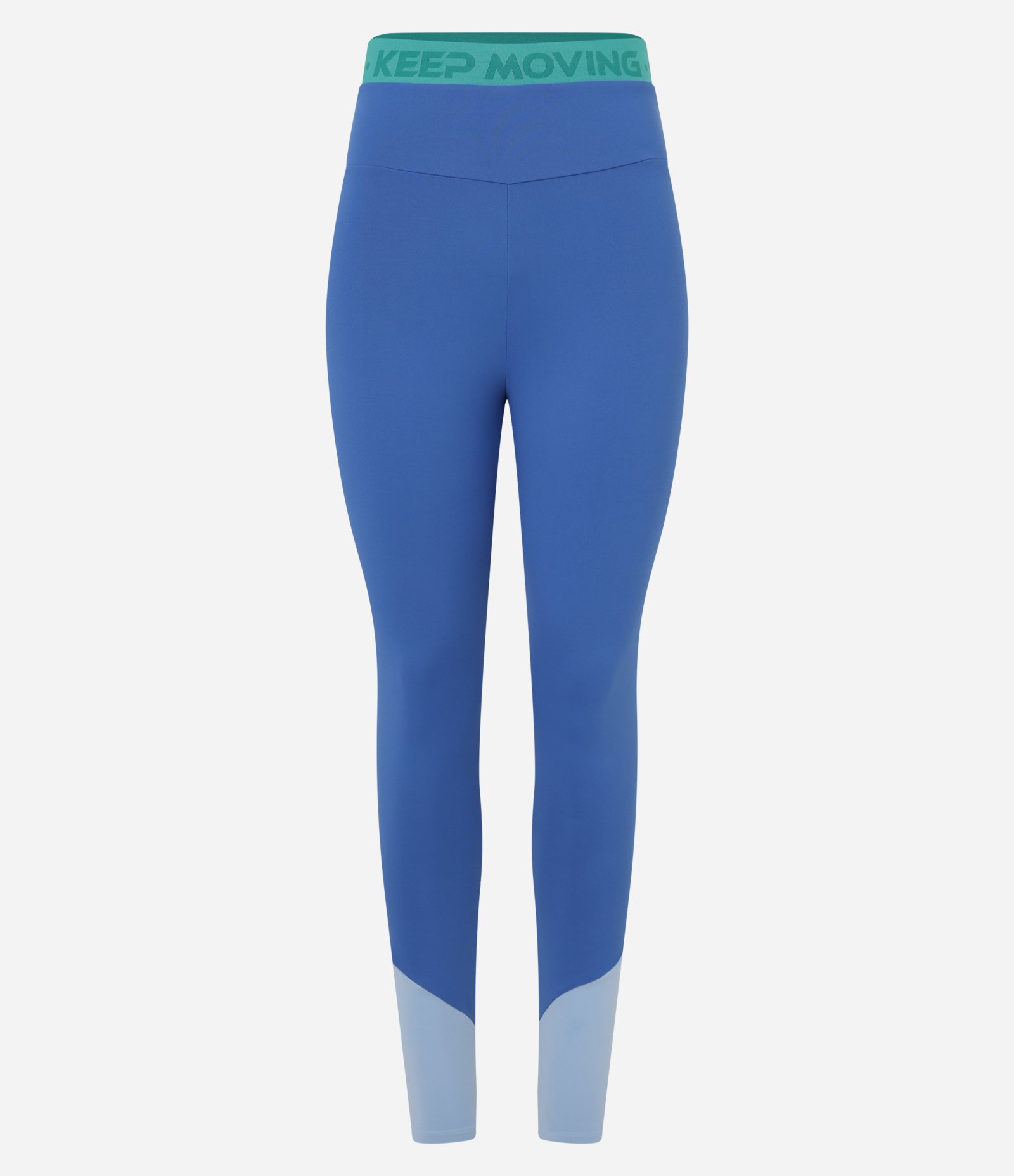 Calça Legging em Microfibra com Friso Azul 5