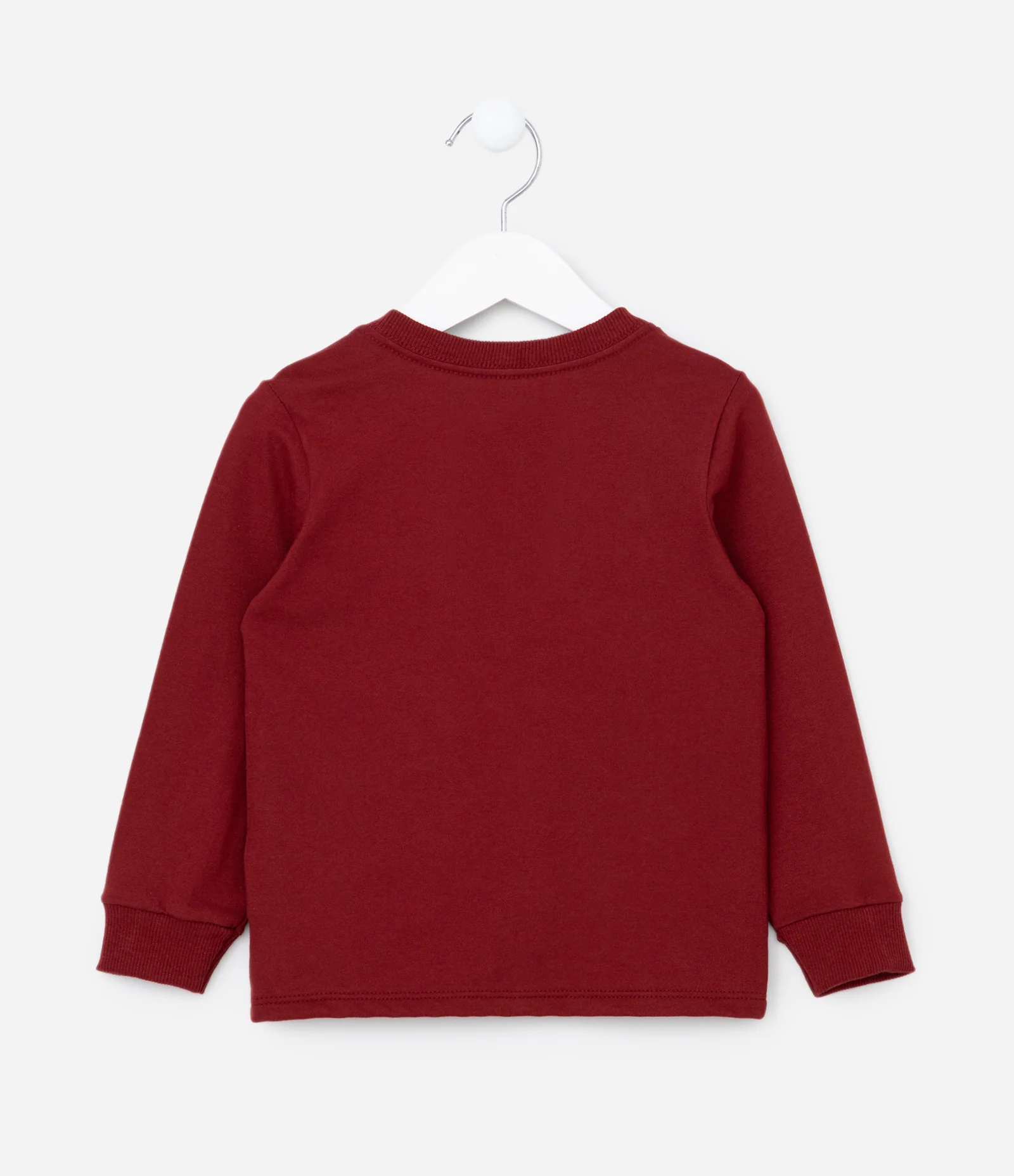 Camiseta Infantil com Bolsinho Interativo de Dino - Tam 1 a 5 Anos Vermelho 2