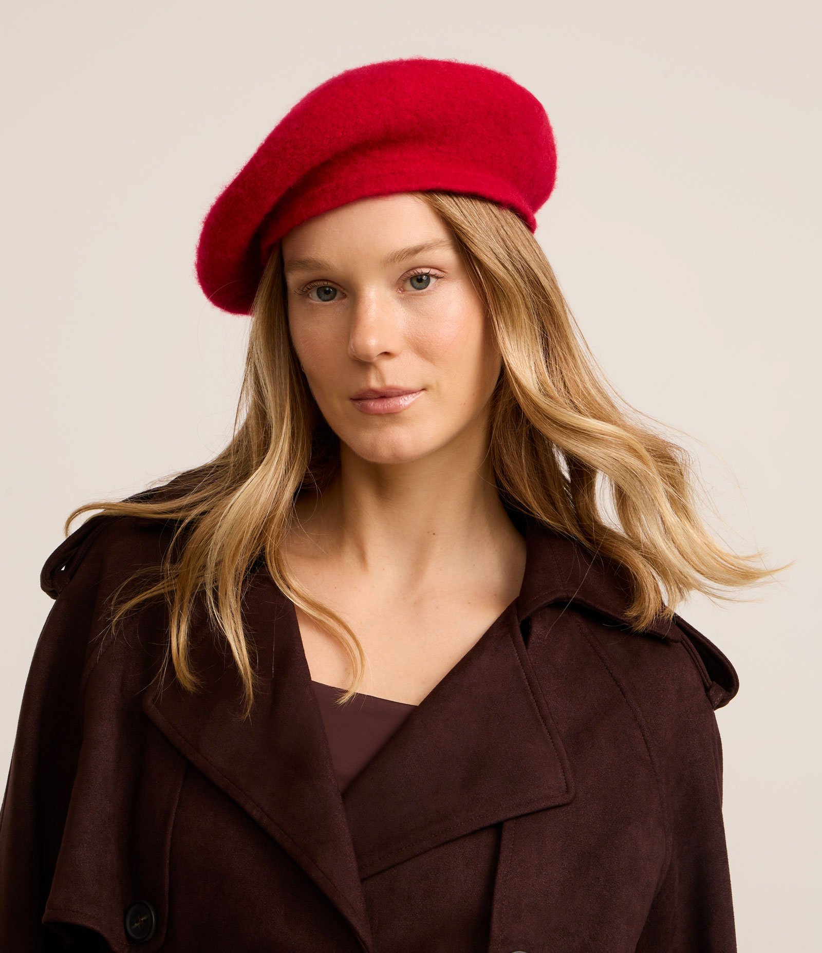 Boina Francesa em Fleece de Lã 4