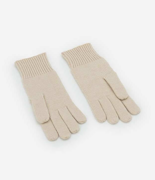 Luva em Tricot com Textura